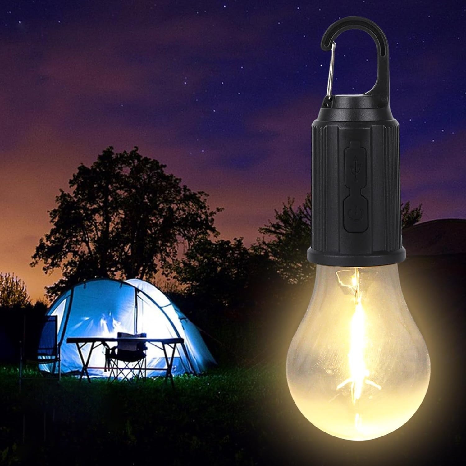1Pcs USB Rechargeable Camping lamp for Tent