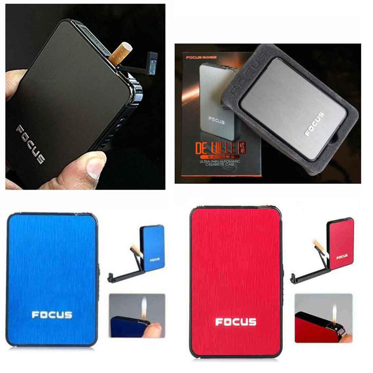 Automatic Cigarette Case With Lighter