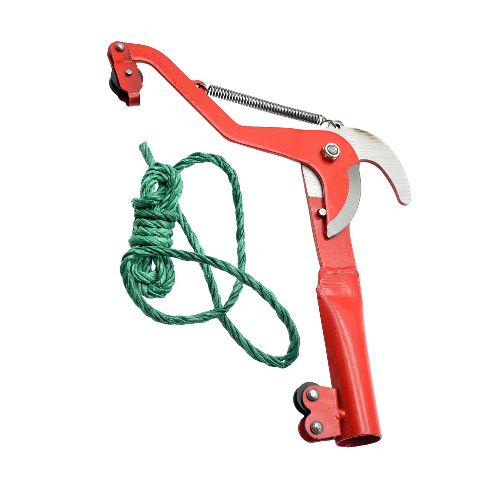 High-altitude Extension Lopper Branch Scissors Extendable Fruit Tree Pruning Saw Cutter Garden Trimmer Tool With Rope